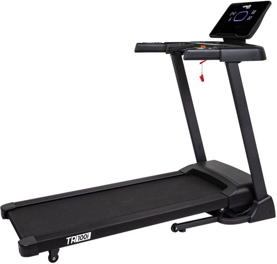 VirtuFit TR100i Loopband - Inklapbaar - LED display - 40 programma's - Tot 16 km/h - Hellingshoek 12% - Belastbaar tot 120 KG - 99% voorgemonteerd - Meet de hartslag en calorieverbruik - Compatibel met Fitshow, Kinomap en Zwift