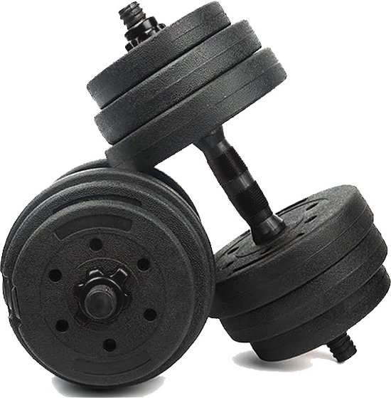 Fitby Dumbells - Dumbbells - Gewichten set - Verstelbare Dumbells - Halterset - Dumbell Set - 20 KG