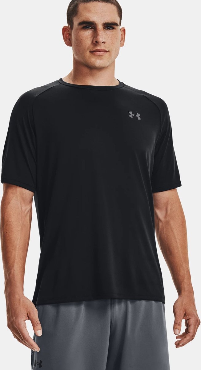 Under Armour UA Tech 2.0 Short Sleeve Tee Heren Sportshirt - Zwart